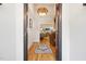 Bright entryway with hardwood floors, leading to living room at 739 Crabtree Crossing Pkwy, Cary, NC 27513