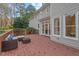 Deck overlooking backyard with seating area at 8012 Llewellyn Ct, Raleigh, NC 27613