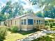 Side view of ranch home with ramp access at 114 Barnhill St, Durham, NC 27707