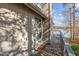 Exterior view of home entryway and deck overlooking the lake at 148 Silver Lake Pt Pt, Sanford, NC 27332