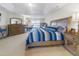 Main bedroom with large bed, dresser and plenty of natural light at 2019 Glenkirk Dr, Burlington, NC 27215