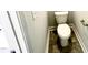 Small bathroom with toilet and flooring at 237 Hopewell Branch Ct, Smithfield, NC 27577