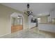 Kitchen with stainless steel appliances and white cabinets at 3064 Carolina Way, Sanford, NC 27332