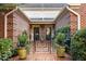 Brick building exterior with double entry and courtyard at 3339 Ridgecrest Ct, Raleigh, NC 27607