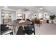 Fun game room with a pool table, seating area, and a game table at 613 Darian Woods, Holly Springs, NC 27540