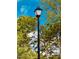 Black lamp post with white globe light at 63 Nimble Way # 183, Clayton, NC 27520