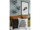 Decorative pillows on a bed with soccer theme at 110 Tobacco Woods Dr, Youngsville, NC 27596
