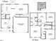 Two-story home floor plan, showcasing a spacious living area and multiple bedrooms at 110 Tobacco Woods Dr, Youngsville, NC 27596