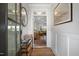 Entryway view into the home with a glimpse of the living room at 320 Duncan Creek Rd # Selma- Farmhouse, Lillington, NC 27546