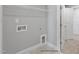 Laundry room with washer and dryer hookups and shelving at 101 Blackmon Rdg Ct # 16, Fuquay Varina, NC 27526