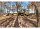 Exterior view of the home showcasing the deck at 2321 Ridge Run, Lillington, NC 27546