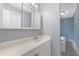 Bathroom with double vanity and separate tub and shower at 430 Carrington Dr, Garner, NC 27529