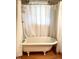 Classic bathroom with clawfoot tub and shower at 504 Summitt Dr, Sanford, NC 27330