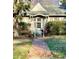 House exterior showcasing a brick pathway leading to the front entrance at 504 Summitt Dr, Sanford, NC 27330