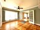 Bright living room with hardwood floors and access to other rooms at 504 Summitt Dr, Sanford, NC 27330