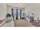 Spacious bedroom with ample built-in shelving and workspace at 105 Valleycruise Cir, Garner, NC 27529