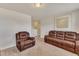 Bonus room with leather recliner and view of loft at 105 Valleycruise Cir, Garner, NC 27529