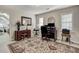 Home office featuring a desk, chair, and ample natural light at 113 Waterfall Ct, Cary, NC 27513