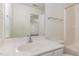 Bathroom with single sink vanity and bathtub at 526 Elm Ave, Wake Forest, NC 27587