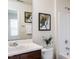 Clean bathroom with a bathtub, sink, and updated vanity at 100 Stratford Lakes Dr # 306, Durham, NC 27713