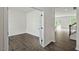 Bright office space with French doors and wood-look flooring at 1136 Middlecrest Dr, Rocky Mount, NC 27804