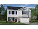 Two story home with two car garage and landscaping at 1137 Middlecrest Dr, Rocky Mount, NC 27804