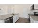 Modern kitchen with granite countertops and stainless steel appliances at 1137 Middlecrest Dr, Rocky Mount, NC 27804