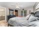 Main bedroom with a comfortable bed and plenty of closet space at 4433 Spoon Loop Loop, Liberty, NC 27298