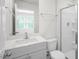 Bathroom featuring a vanity, toilet and shower at 8656 Brixton Shay Dr, Raleigh, NC 27616