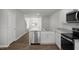 Modern kitchen with stainless steel appliances and granite countertops at 8656 Brixton Shay Dr, Raleigh, NC 27616