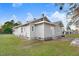 Side view of the house showcasing gray siding and landscaping at 923 Belvedere St, Rocky Mount, NC 27803