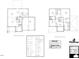 Detailed floor plans showing a two-story home's layout, including the ground and second floor at 2950 Forest Creek Ln, Mebane, NC 27302