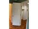 Bedroom with hardwood floors and access to a closet at 6232 Dawn Dr, Hurdle Mills, NC 27541
