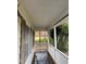 Front porch offering a view of the backyard at 6232 Dawn Dr, Hurdle Mills, NC 27541