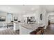 Modern kitchen with granite countertops and breakfast bar at 6440 Alfalfa Ln, Wake Forest, NC 27587