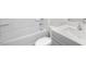 Clean bathroom with a tub and updated vanity at 8658 Brixton Shay Dr, Raleigh, NC 27616