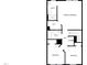 Third floor plan with primary bedroom and laundry at 901 Arnold Place Dr, Fuquay Varina, NC 27526