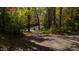 Long driveway leading to home, surrounded by trees at 906 Marlowe Rd, Raleigh, NC 27609