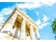 Low angle view of a building with large columns at 511 S Bloodworth St # 103, Raleigh, NC 27601