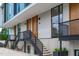 Modern townhome development with sleek design and private entrances at 511 S Bloodworth St # 103, Raleigh, NC 27601