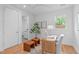 Bright home office features built-ins and hardwood floors at 511 S Bloodworth St # 103, Raleigh, NC 27601