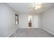 View of the main bedroom with ensuite bathroom access at 667 Bashford Rd, Raleigh, NC 27606