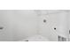 Laundry room with shelving and utility hookups at 1819 Hinesley Dr, Durham, NC 27703