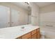 Clean bathroom with a vanity, shower, and bathtub at 3100 Lariat Ridge Dr, Wake Forest, NC 27587