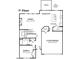 Open floor plan featuring a kitchen, Gathering room, and 4 bedroom at 7517 Percussion Dr, Apex, NC 27539