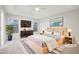 Spacious bedroom with large windows and neutral decor at 25 Porters Glen Pl, Durham, NC 27713
