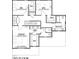 Second floor plan featuring primary bedroom with walk-in closet and two additional bedrooms at 517 Shawnee Dr, Louisburg, NC 27549