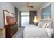 Spacious bedroom with large windows and comfortable bedding at 140 W Franklin St # 800, Chapel Hill, NC 27516