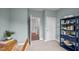 Spacious home office with hardwood floors and access to hallway at 40 Saddle Mare St, Clayton, NC 27520