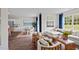 Open concept living and dining area with hardwood floors at 40 Saddle Mare St, Clayton, NC 27520